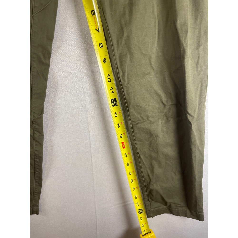 Fabletics Mens Only-Way Chino Pants Olive Green Slim Straight Stretch 31x30 - Picture 7 of 10